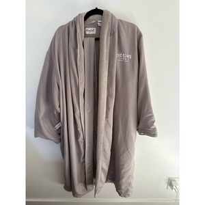 Mansfield The Elms Hotel & Spa Fleece Lined Robe Gray One Size L XL Luxury